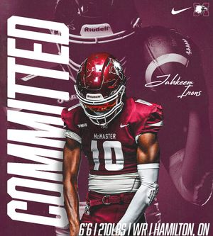 Image post by @mcmasterfootball on Instagram