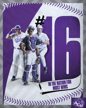 Image post by @ACU_Baseball on Twitter