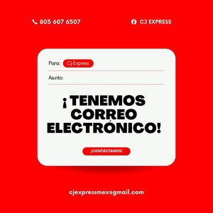Image post by @cjexpress.paqueteria on Facebook