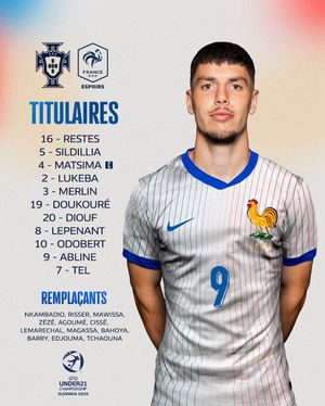 Image post by @equipedefrance on Twitter