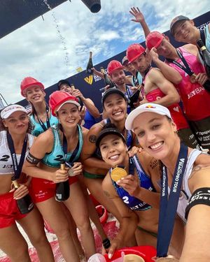 Image post by @beachvolleyballworld on Instagram