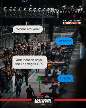 Image post by @f1lasvegas on Instagram