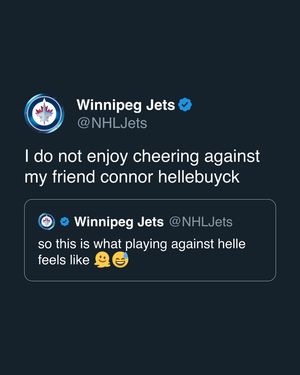 Image post by @nhljets on Instagram