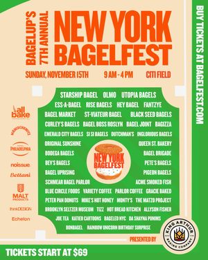 Image post by @bagelfest on Instagram