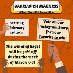 Image post by @bagelstreetdeli on Instagram
