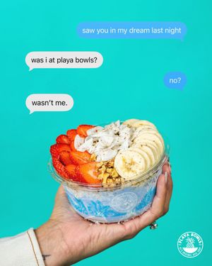 Image post by @playabowls on Instagram