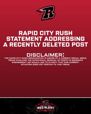 Image post by @rapidcityrush on Instagram