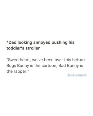 Image post by @overheardnewyork on Instagram
