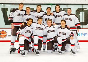 Image post by @BrownU_MHockey on Twitter