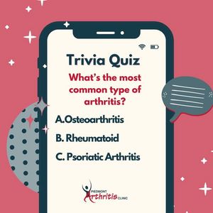 Image post by @PiedmontArthritisClinic on Facebook