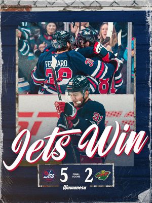 Text post by @NHLJets on Twitter/X