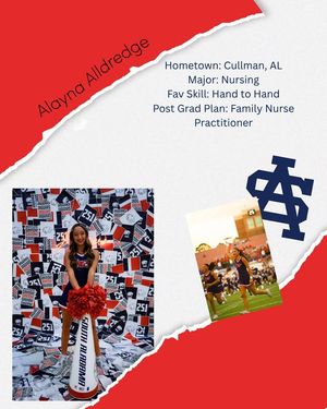 Image post by @southalabama.cheerleading on Facebook