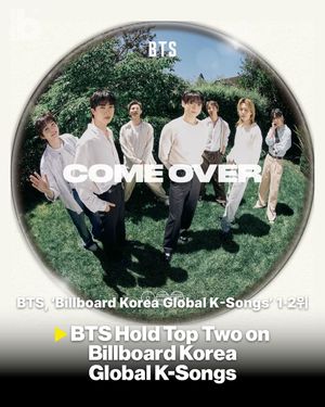 Image post by @billboard_korea on Instagram