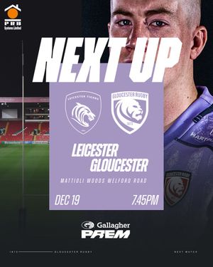 Image post by @officialgloucesterrugby on Instagram