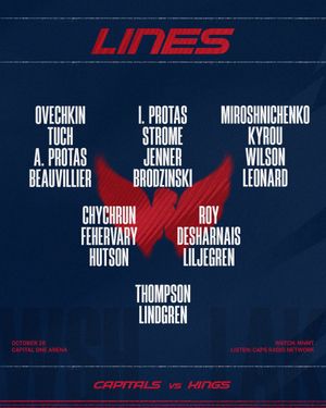 Text post by @Capitals on Twitter/X