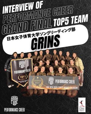 Image post by @cheer_japan on Instagram