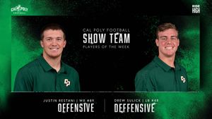 Image post by @calpolyfootball on Twitter