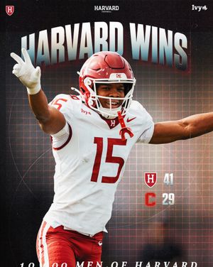 Image post by @harvardfootball on Instagram