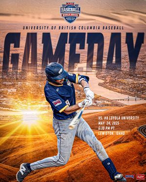 Image post by @ubcbaseball on Instagram