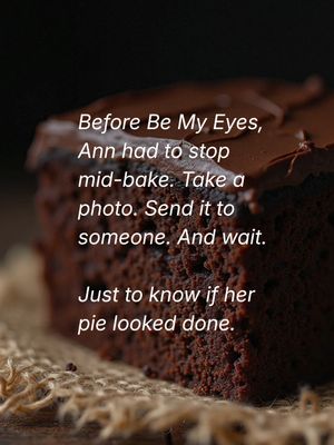 Image post by @bemyeyesapp on Instagram