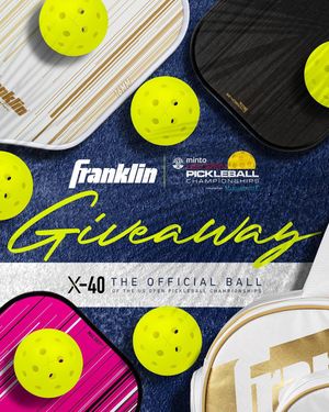 Image post by @franklinpickleball on Instagram