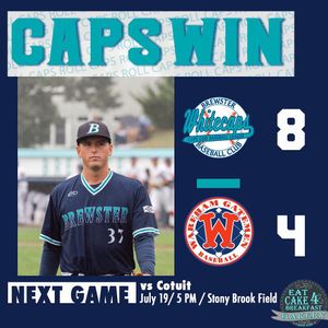 Image post by @brewsterwhitecaps on Instagram