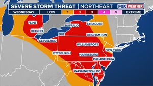 Image post by @foxweather on Instagram