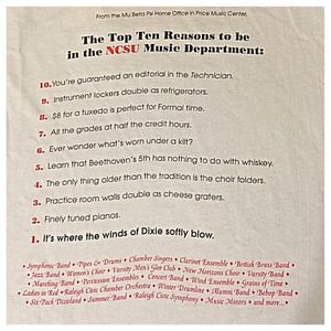 Image post by @ncstatemusic on Instagram