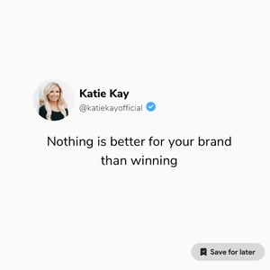 Image post by @katiekayofficial on Instagram