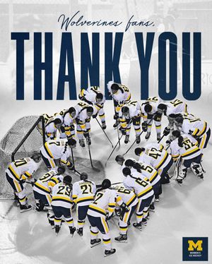 Image post by @umichwhockey on Instagram