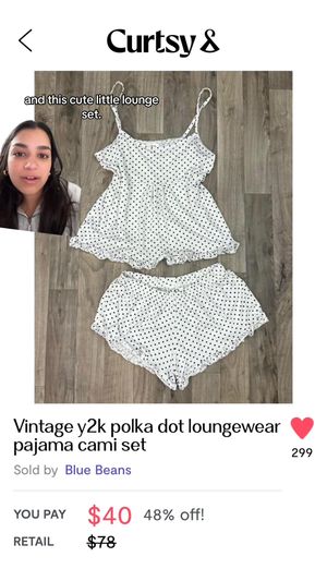 Image post by @curtsyapp on Facebook