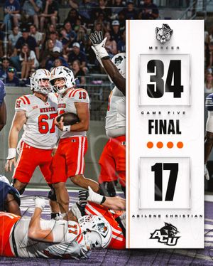 Image post by @mercerfootball on Instagram