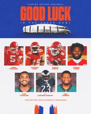 Image post by @GatorsFB on Twitter