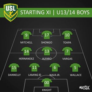 Image post by @usl.youth on Facebook