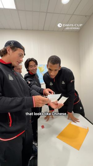 Video post by @DavisCupTennis on Facebook