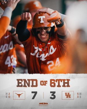 Image post by @TexasBaseball on Twitter