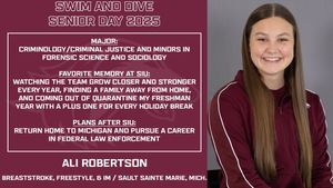 Image post by @SIUSwimDive on Facebook
