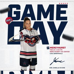 Image post by @RMUAthletics on Facebook