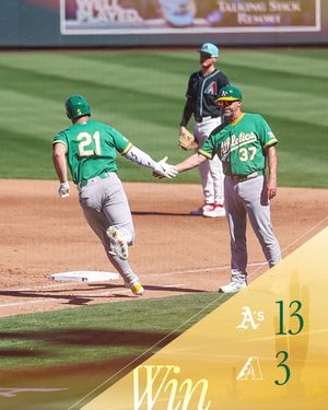 Image post by @athletics on Instagram