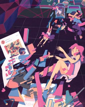 Image post by @langshiart on Instagram