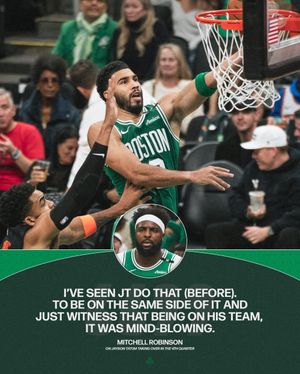 Image post by @celtics on Instagram