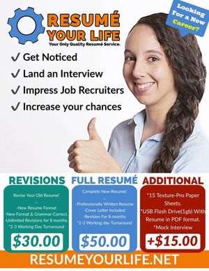 Image post by @resumeyourlife on Facebook