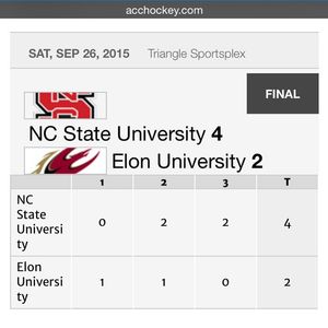 Image post by @ncstatehockey on Instagram
