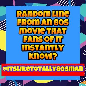 Image post by @itsliketotally80sman on Instagram