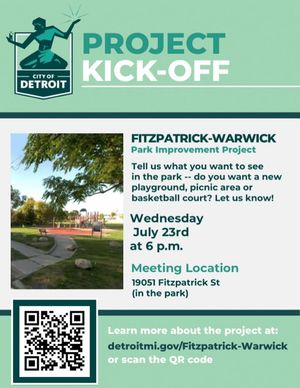 Image post by @DetroitParksRec on Facebook