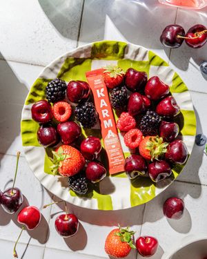 Image post by @drinkkarmawater on Instagram