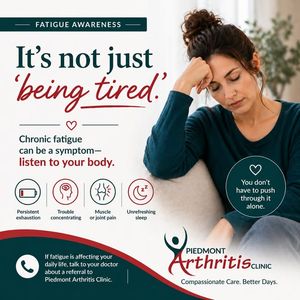 Image post by @PiedmontArthritisClinic on Facebook