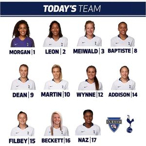 Image post by @SpursWomen on Facebook
