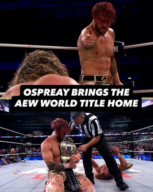 Image post by @aew on Instagram
