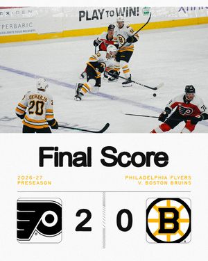 Image post by @NHLBruins on Twitter/X